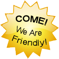 come visit- we are very friendly!
